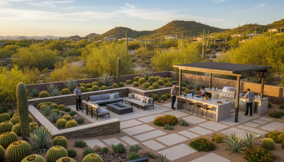 Landscaping service in Tucson, AZ for residential yards, desert plants, and outdoor maintenance