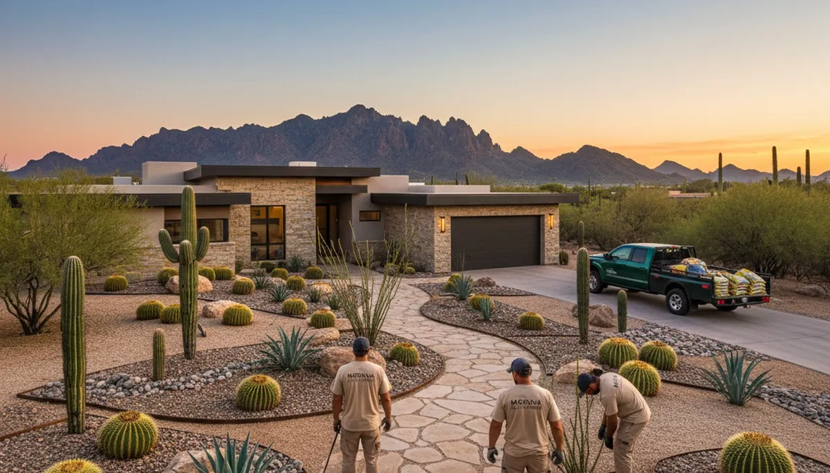 Landscape service in Tucson, AZ for residential and commercial outdoor maintenance