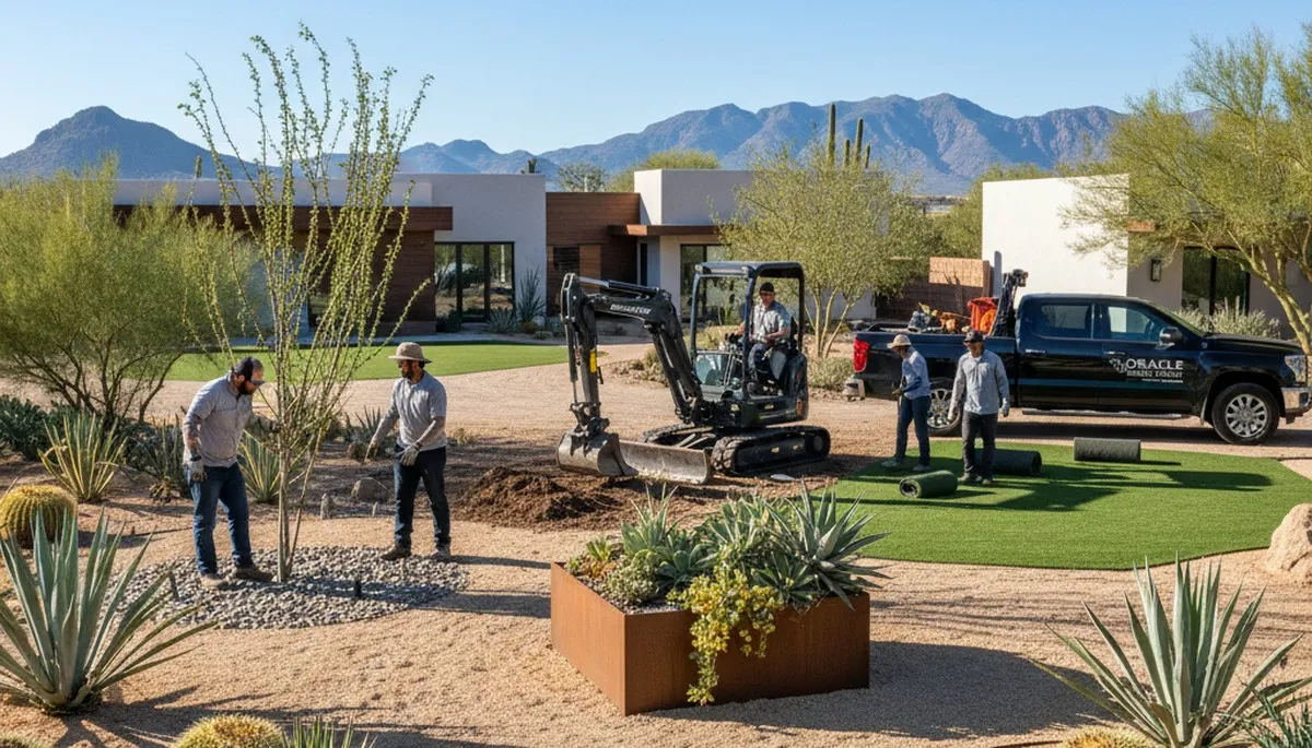 Landscaping service in Tucson, AZ for residential and commercial outdoor maintenance