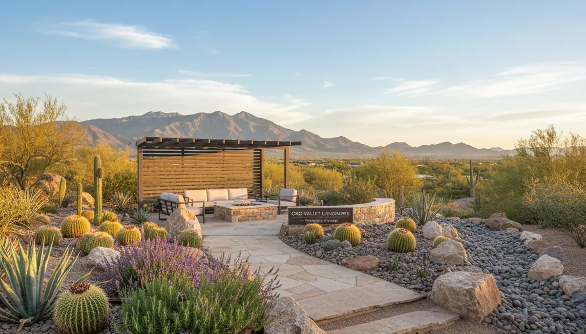 Landscaping crew serving Tucson, AZ with professional yard maintenance and desert landscape care